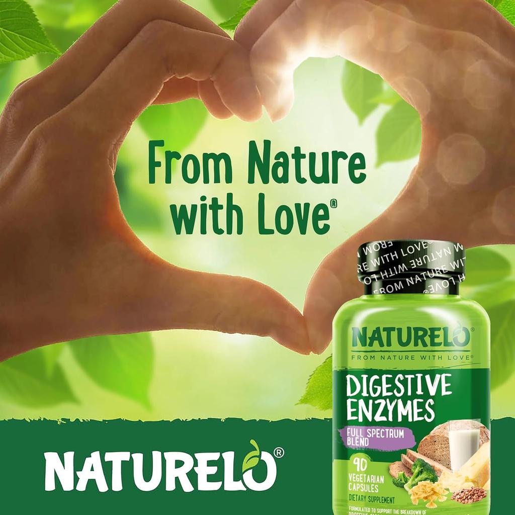 NATURELO Digestive Enzyme Complex with Ginger, image 8
