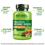 NATURELO Premium Supplements Prostate & Urinary Health, 60 Capsules