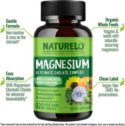 NATURELO® United Kingdom Health and Beauty Magnesium with Added Vegetables & Seeds