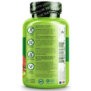NATURELO® United Kingdom Health and Beauty Whole Food Multivitamin For Women with Natural Vitamins, Fruit & Herbal Extracts