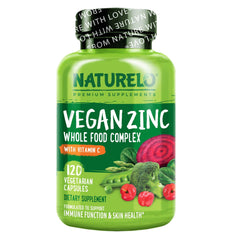 NATURELO® United Kingdom Whole Food Vegan Zinc Supplement
