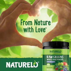 Raw Greens Powder with Grasses, Probiotics and Superfoods