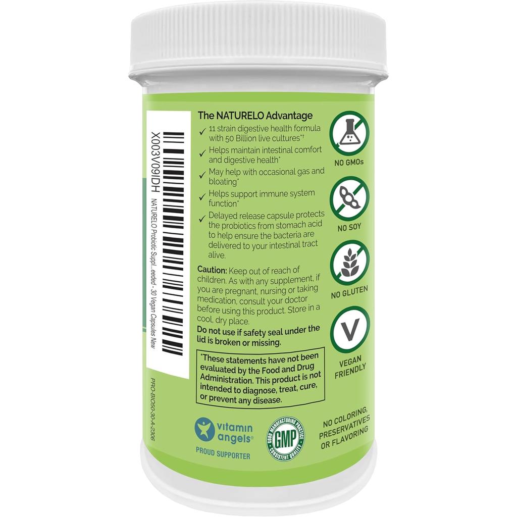 NATURELO Probiotic Complete (50 Billion CFU), image 11