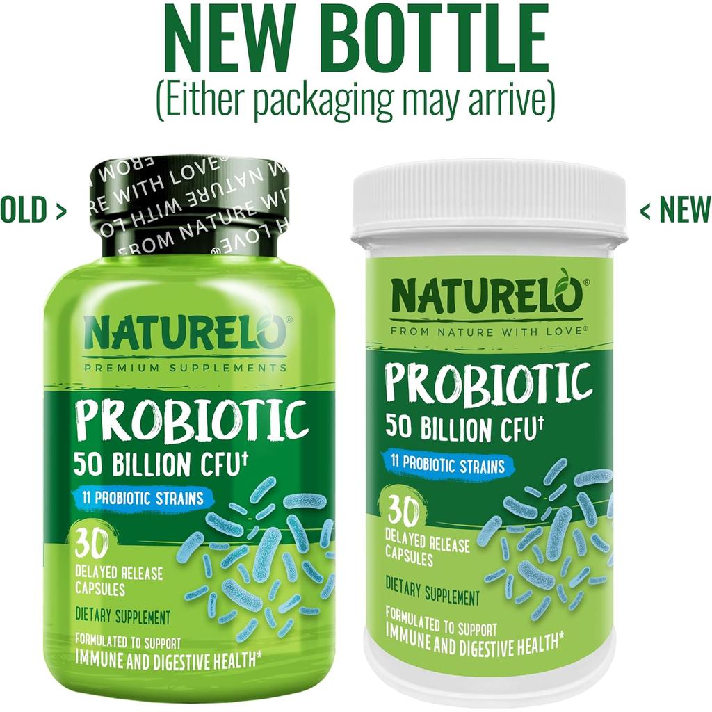 NATURELO Probiotic Complete (50 Billion CFU), image 13