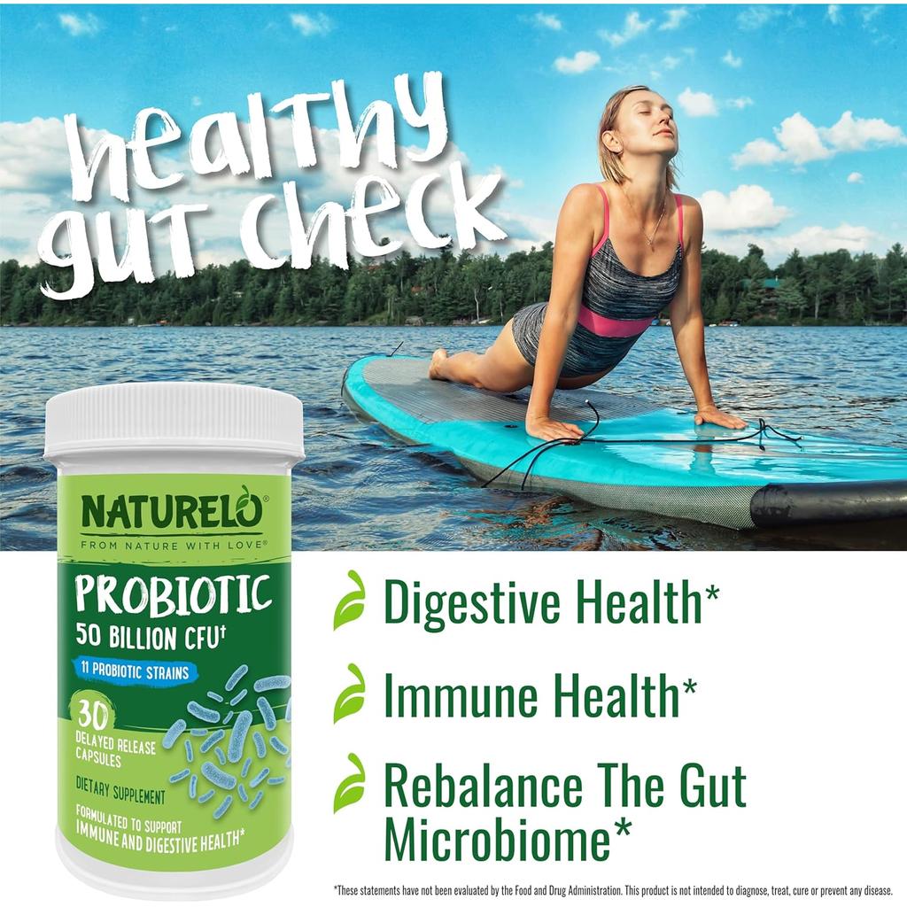 NATURELO Probiotic Complete (50 Billion CFU), image 15