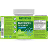 Naturelo Multibiotic 50 Billion CFU supplement, promoting healthy gut, soothing digestive discomfort, vegan-friendly