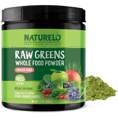 Raw Greens Powder with Grasses, Probiotics and Superfoods