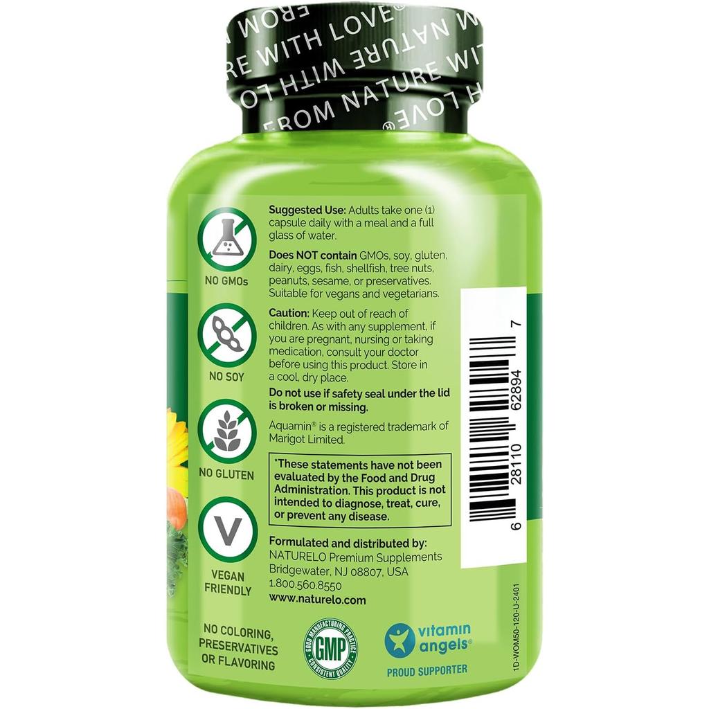 NATURELO Women's 50+ Daily Essentials Multivitamin, image 4