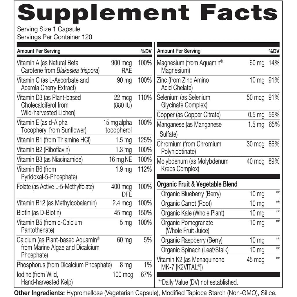 NATURELO Women's 50+ Daily Essentials Multivitamin, image 5