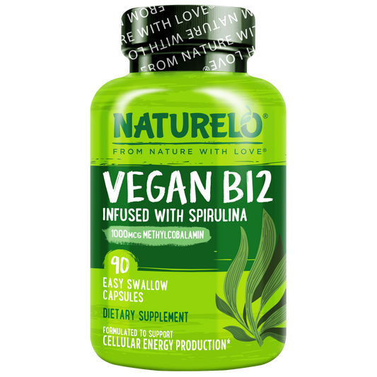 NATURELO Vitamin B12 with Spirulina