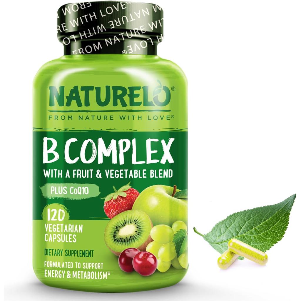 NATURELO B Complex with B6, Folate, B12 & Biotin, image 10