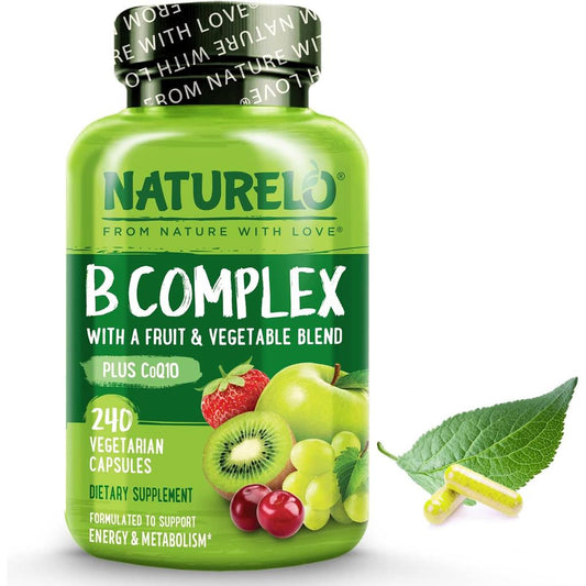 NATURELO B Complex with B6, Folate, B12 & Biotin