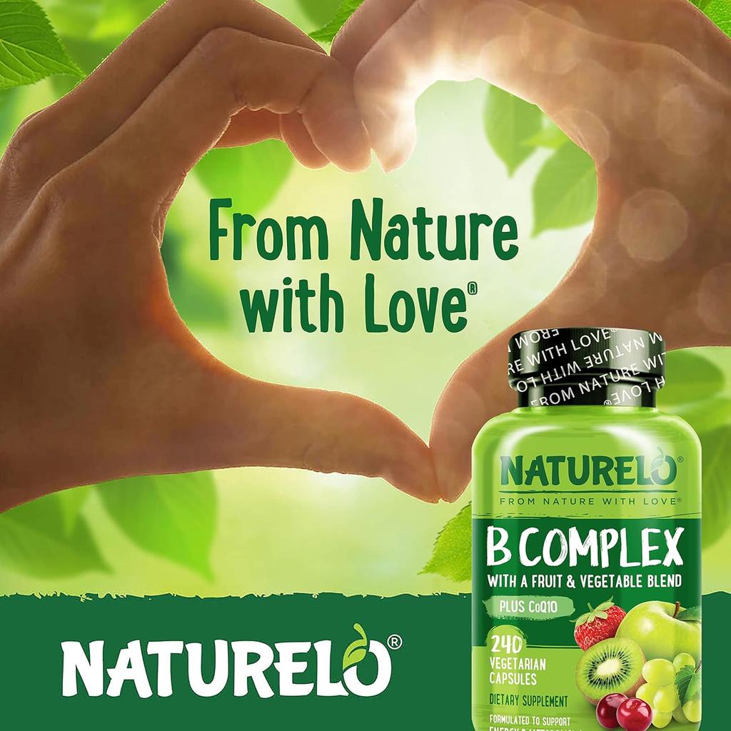 NATURELO B Complex with B6, Folate, B12 & Biotin, image 6