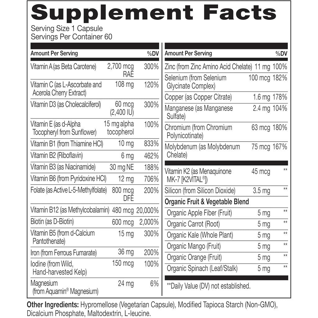 NATURELO Bariatric Multivitamin with Iron, image 7