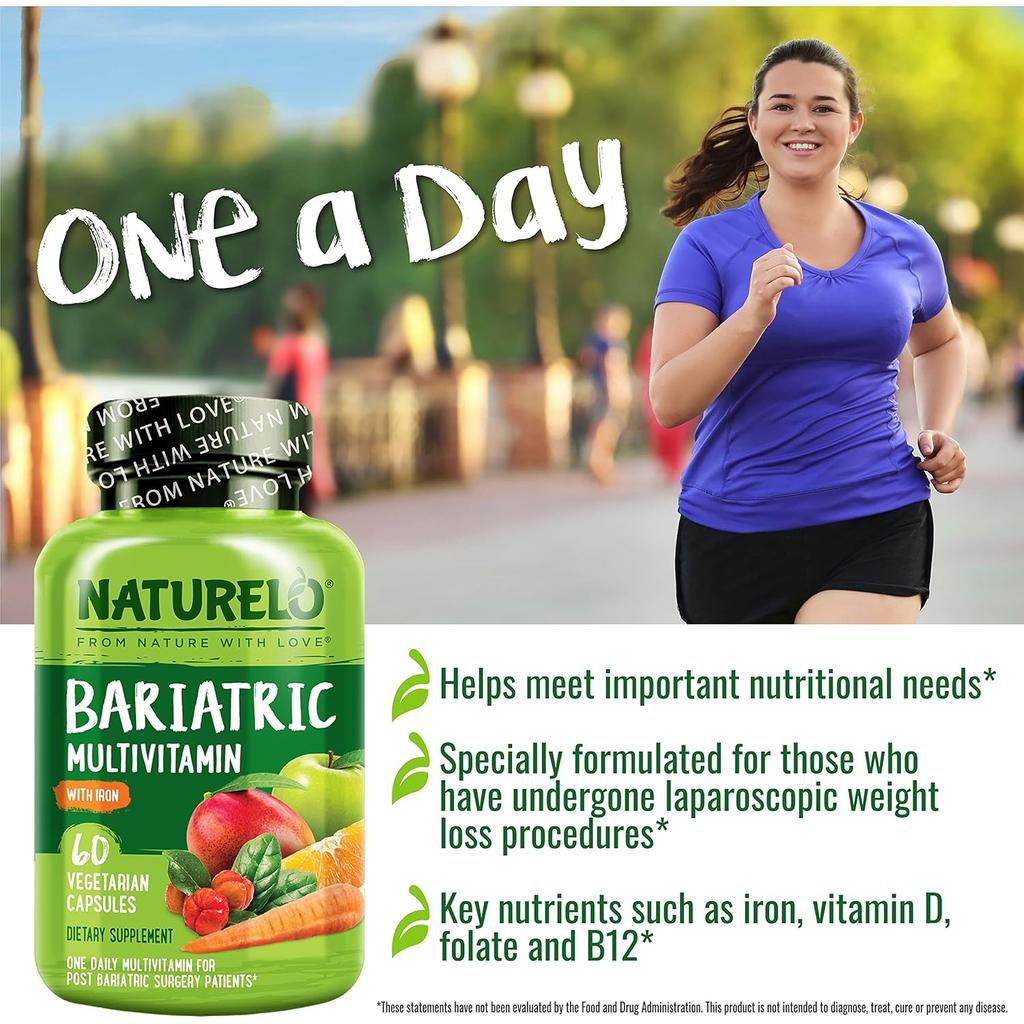 NATURELO Bariatric Multivitamin with Iron, image 9