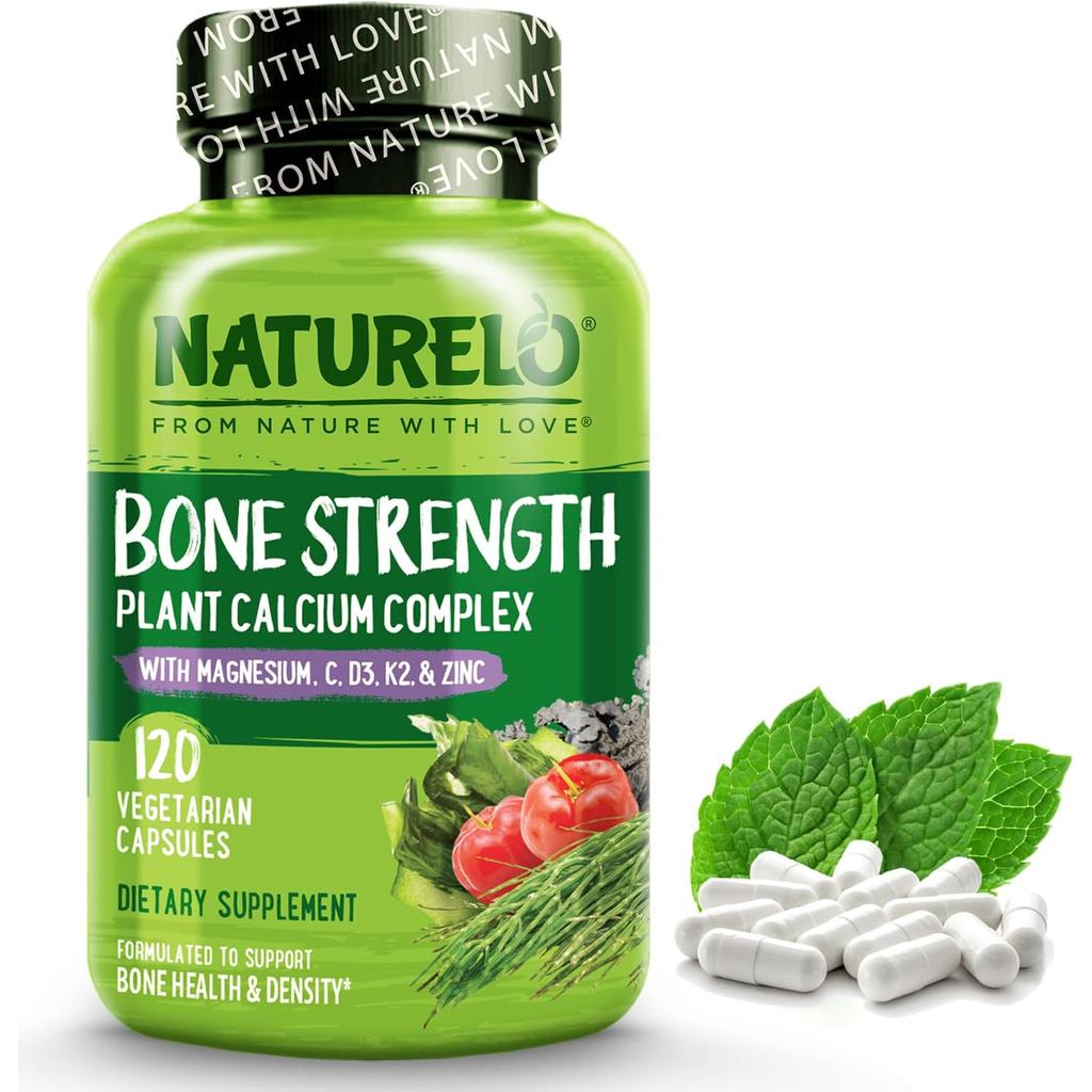 NATURELO Bone Strength with Plant-Based Calcium, image 10