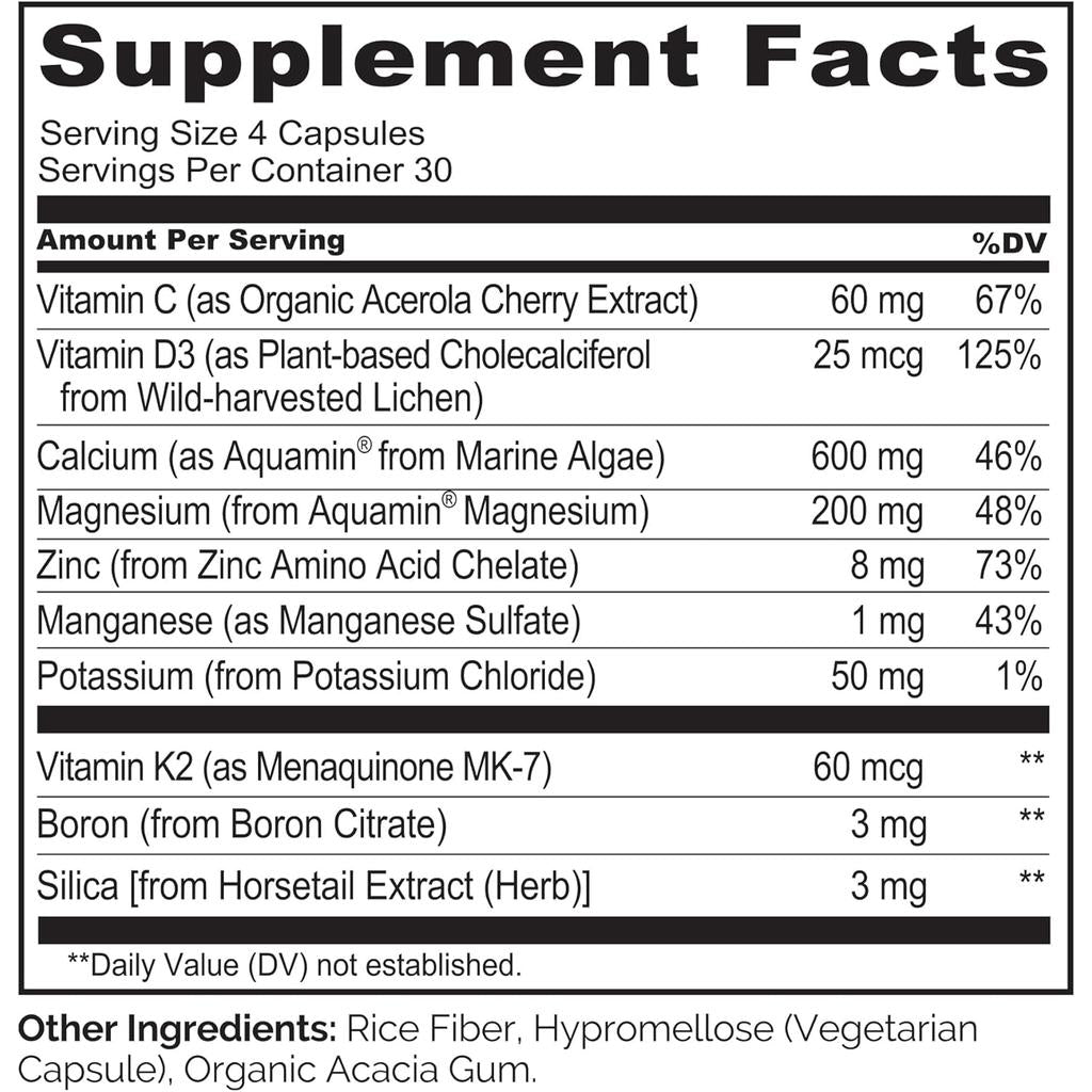 NATURELO Bone Strength with Plant-Based Calcium, image 16