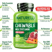 Naturelo Chewable Multivitamin for Kids - Natural Vitamins & Fruit Extracts, Sugar-Free Children's Supplement - Image 5.