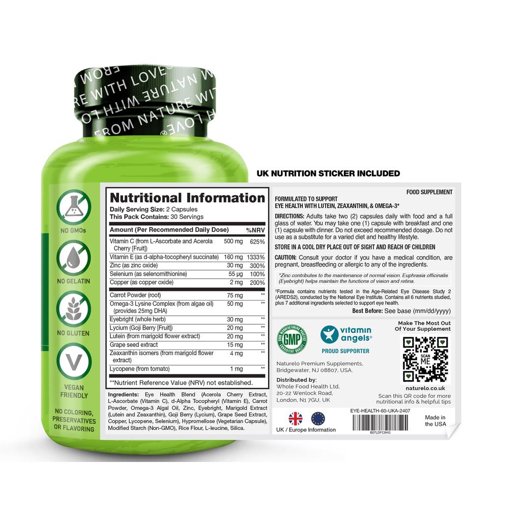 NATURELO Eye Health AREDS2 Formula, image 8