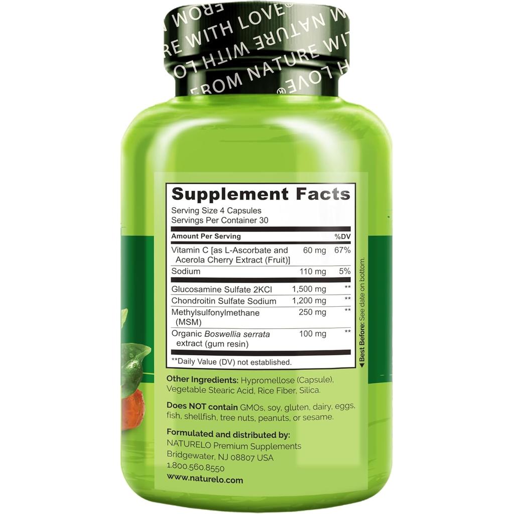 NATURELO Glucosamine Complex with Chondroitin, image 3