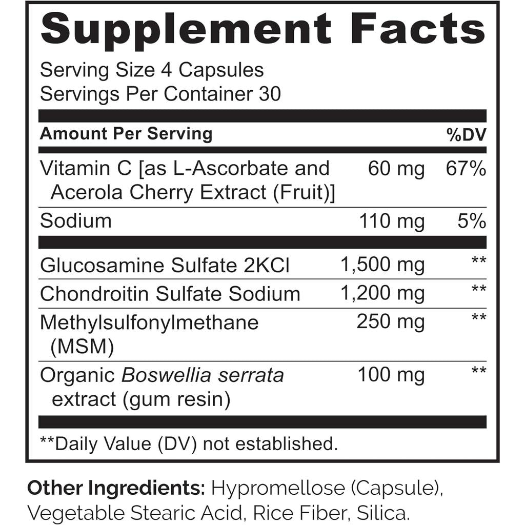 NATURELO Glucosamine Complex with Chondroitin, image 7