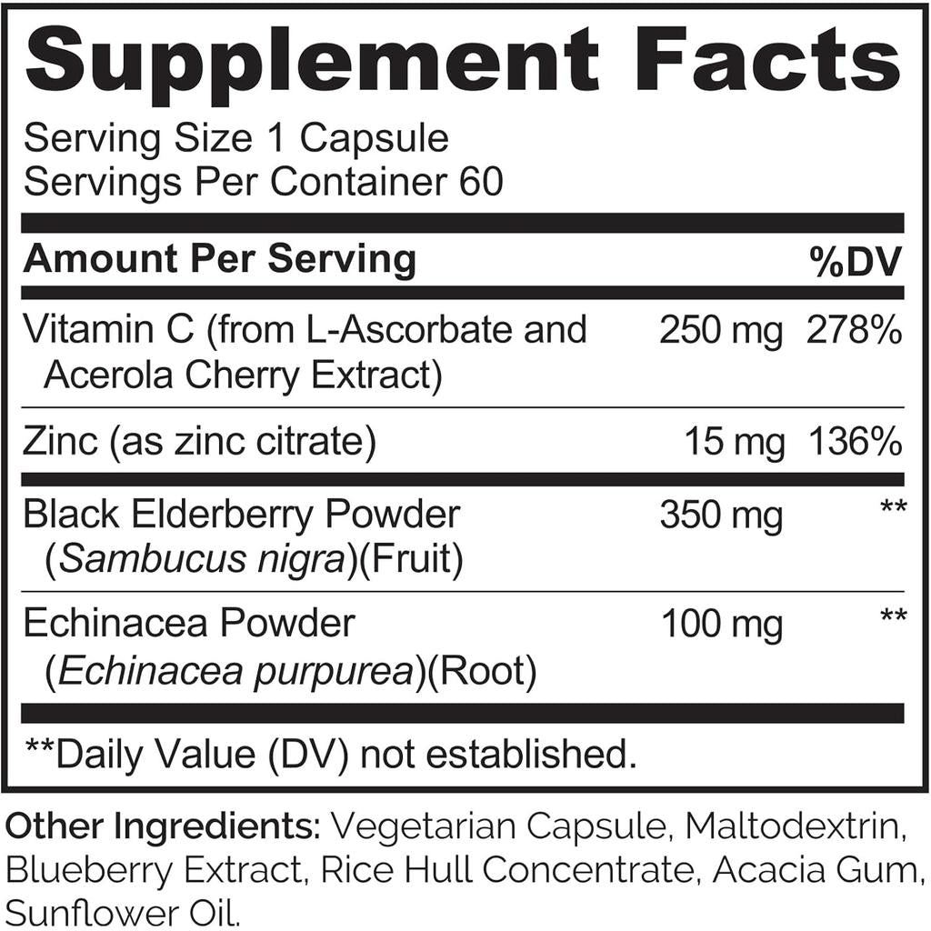 NATURELO Immunity Daily with Elderberry & Zinc, image 7