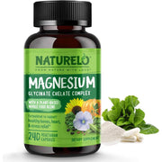 Naturelo Magnesium with Added Vegetables Seeds - Natural Source of Magnesium for Energy and Bone Health