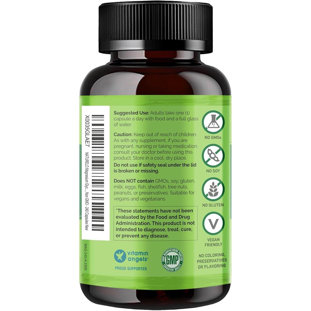 NATURELO Magnesium Complex (Bisglycinate & Oxide), image 2