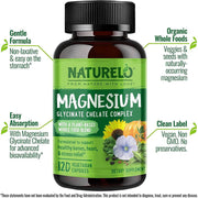 Naturelo Magnesium with Added Vegetables Seeds - Bone Health and Energy Support Supplement