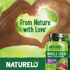 NATURELO® United Kingdom Health and Beauty Whole Food Multivitamin + Immune Blend