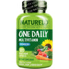 Naturelo One Daily Multivitamin for Men 50+ with Organic Whole Foods, Plant-Based Vitamins, and Bioactive Minerals for Health