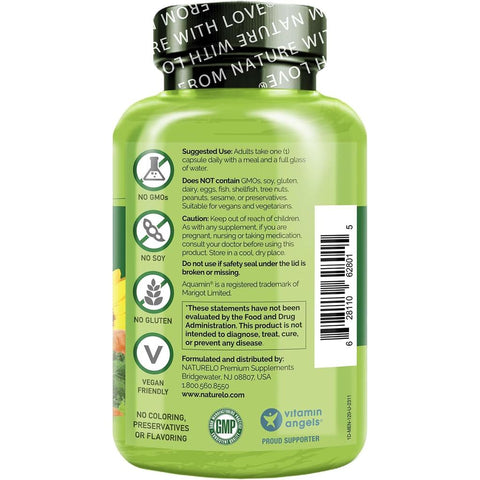 Naturelo One Daily Multivitamin for Men - Energy, Immunity & Muscle Support - Natural Vitamins & Fruit Extracts