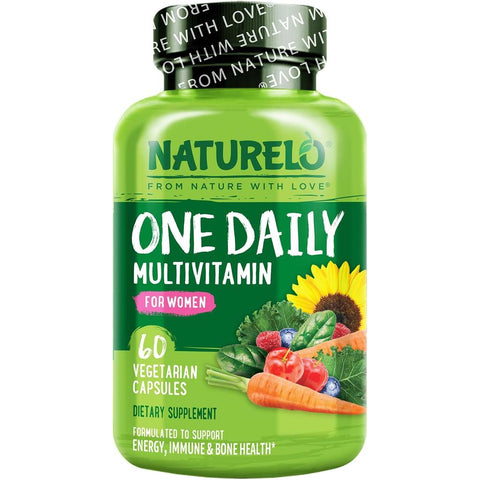 Naturelo One Daily Multivitamin for Women - Supports Energy, Bones, Heart & More