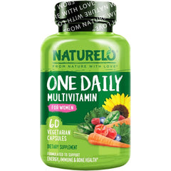 Naturelo One Daily Multivitamin for Women - Supports Energy, Bones, Heart & More