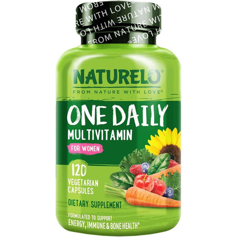 Naturelo One Daily Multivitamin for Women - Natural Vitamins & Fruit Extracts - Energy, Bones, Heart, Skin, Immune Support