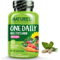 Naturelo one daily multivitamin for women with natural vitamins and fruit extracts - Complete women's multivitamin for daily