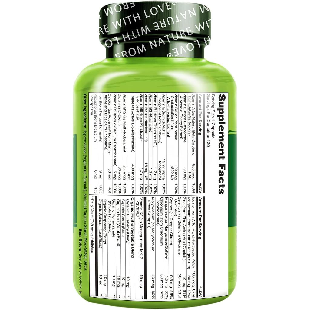 NATURELO Women's Daily Essentials Multivitamin, image 20