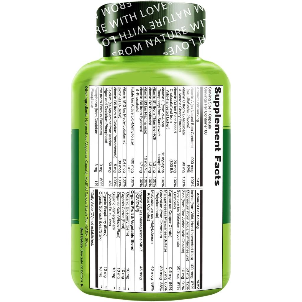 NATURELO Women's Daily Essentials Multivitamin, image 2