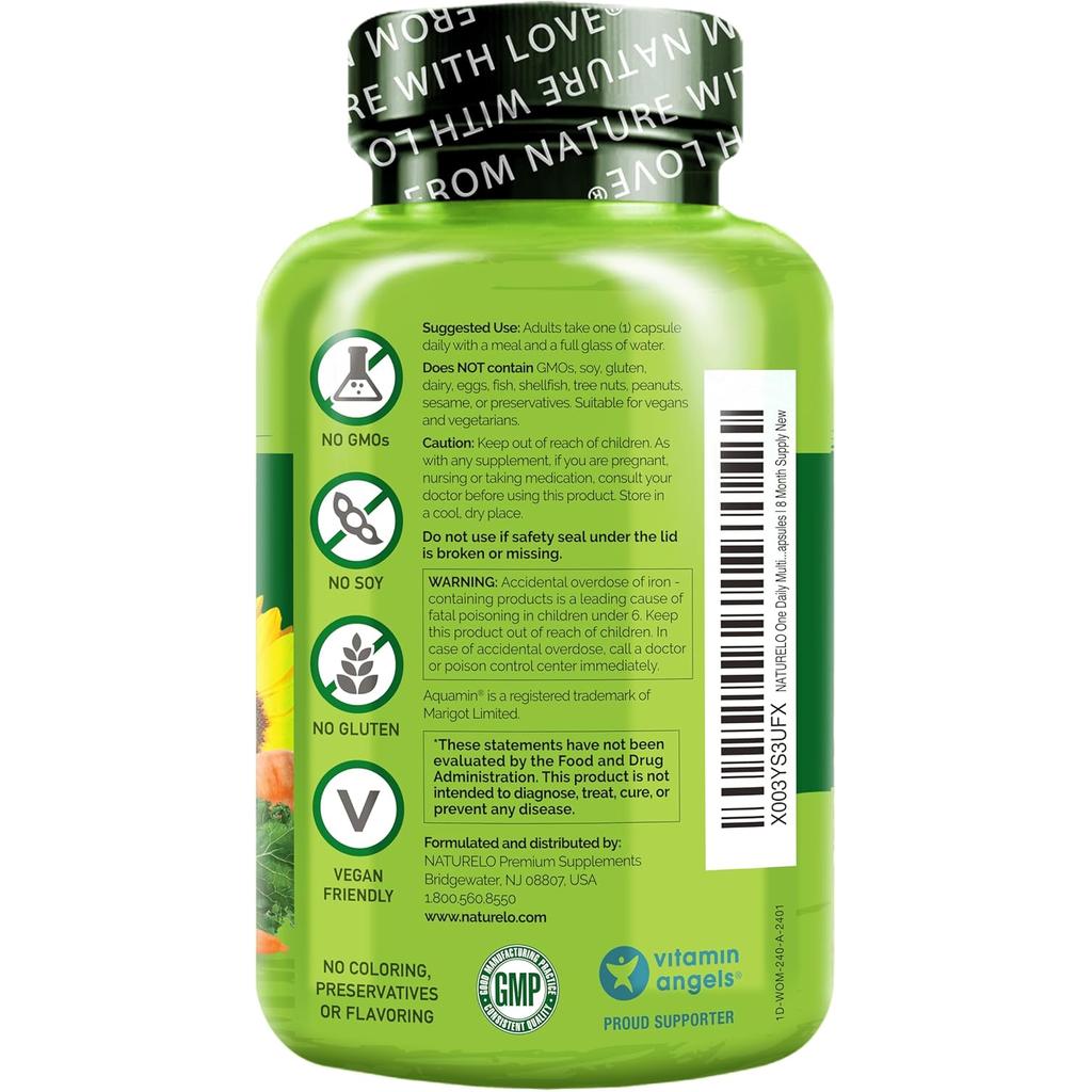 NATURELO Women's Daily Essentials Multivitamin, image 11