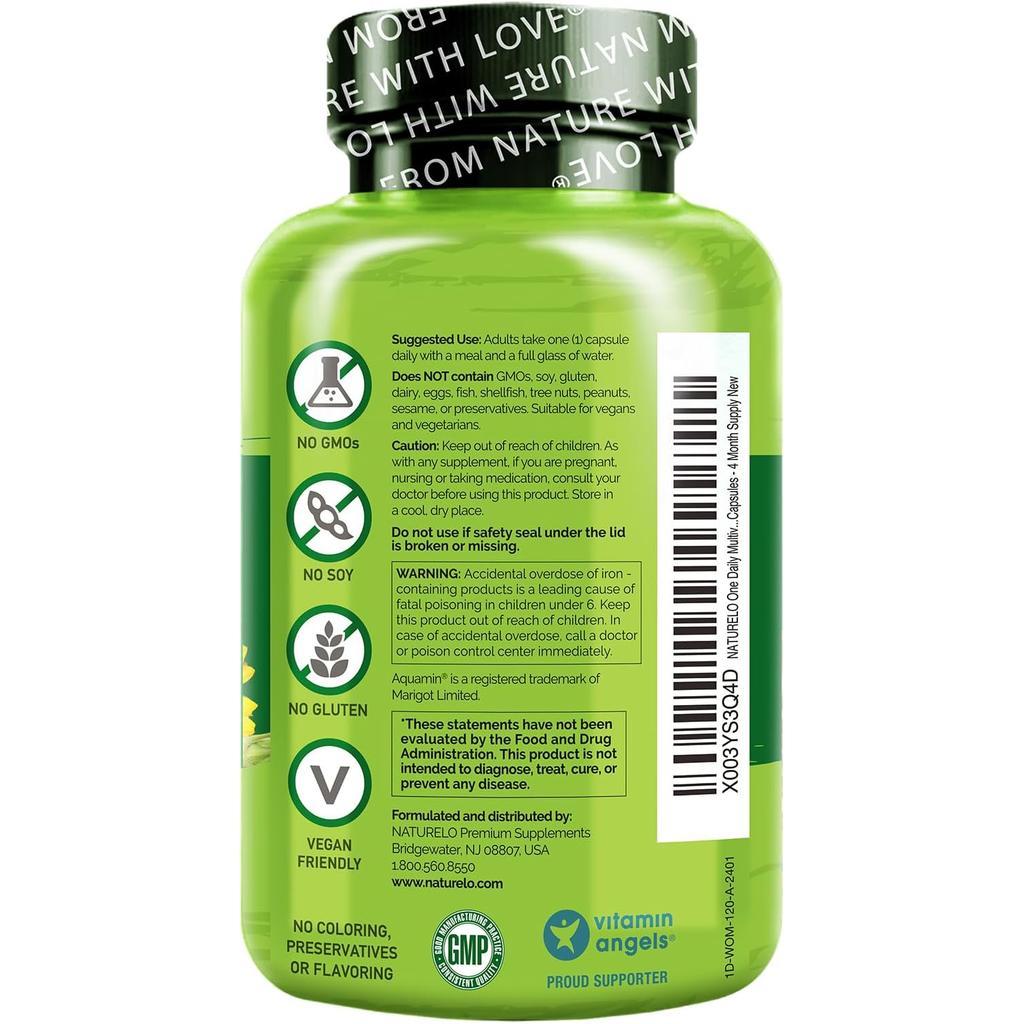 NATURELO Women's Daily Essentials Multivitamin, image 21