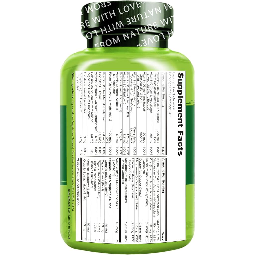 NATURELO Women's Daily Essentials Multivitamin, image 12