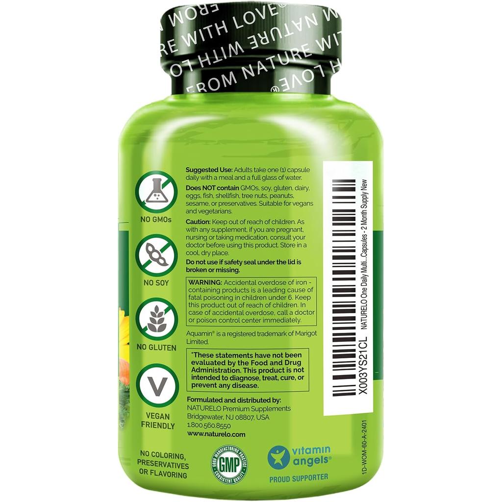 NATURELO Women's Daily Essentials Multivitamin, image 3