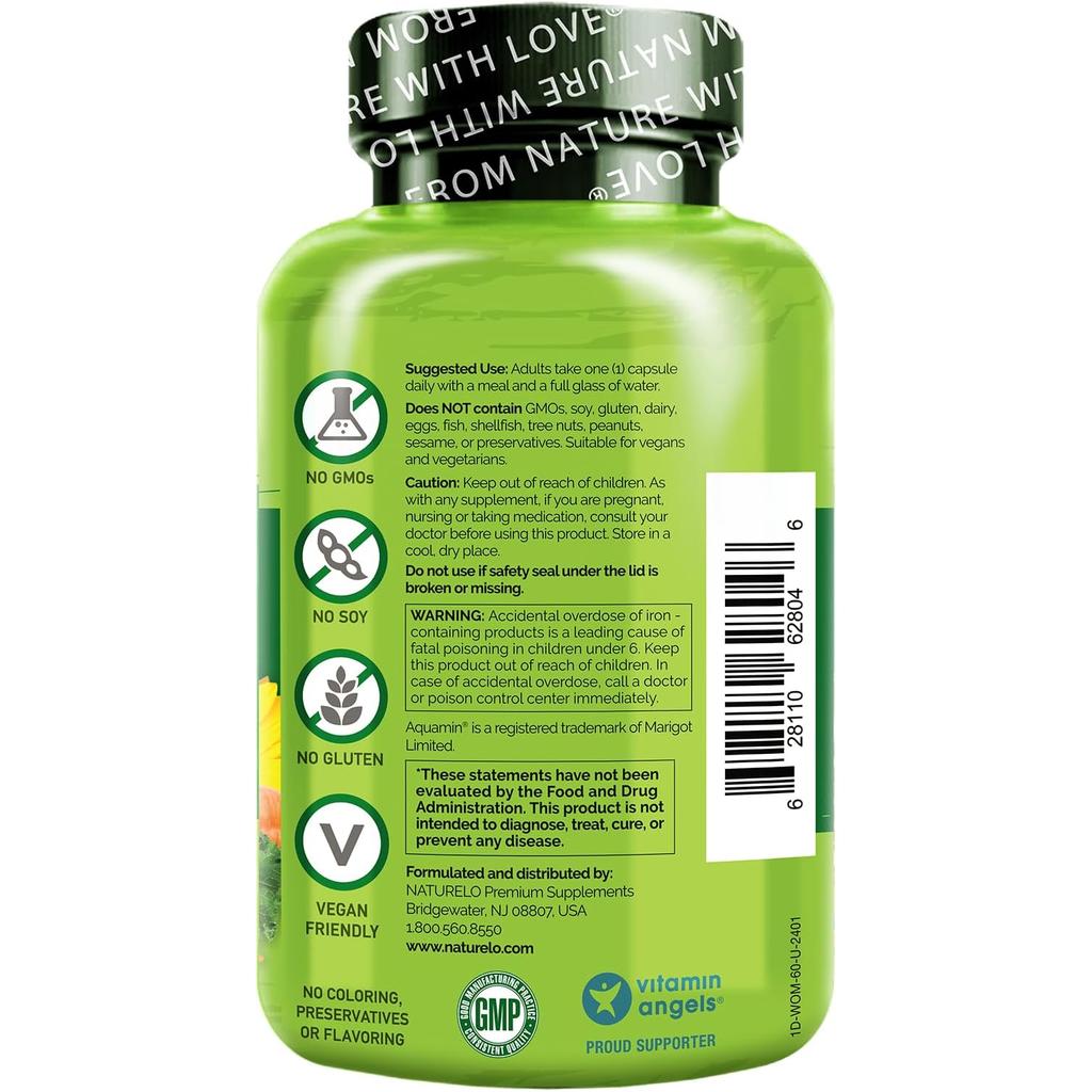 NATURELO Women's Daily Essentials Multivitamin, image 4
