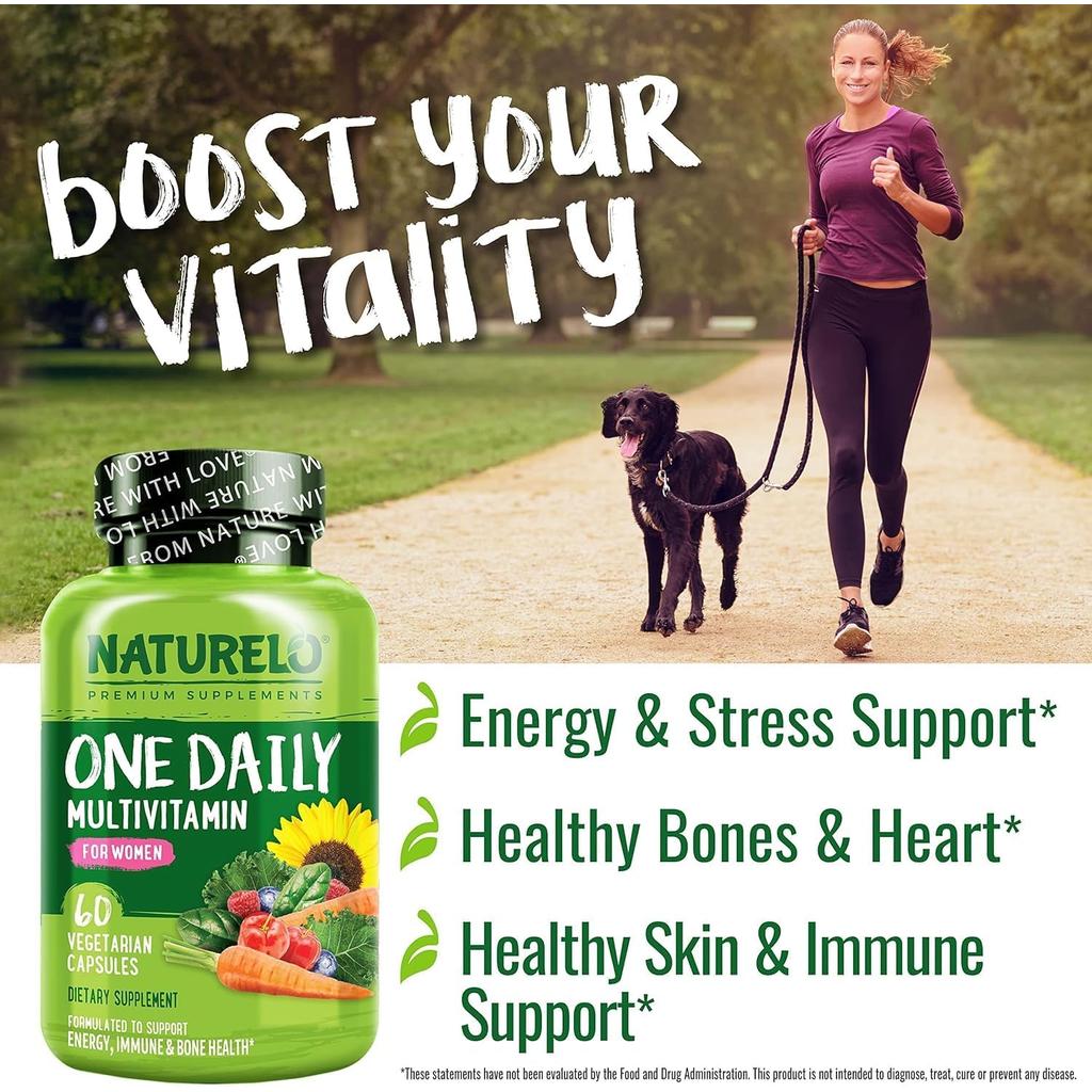 NATURELO Women's Daily Essentials Multivitamin, image 7