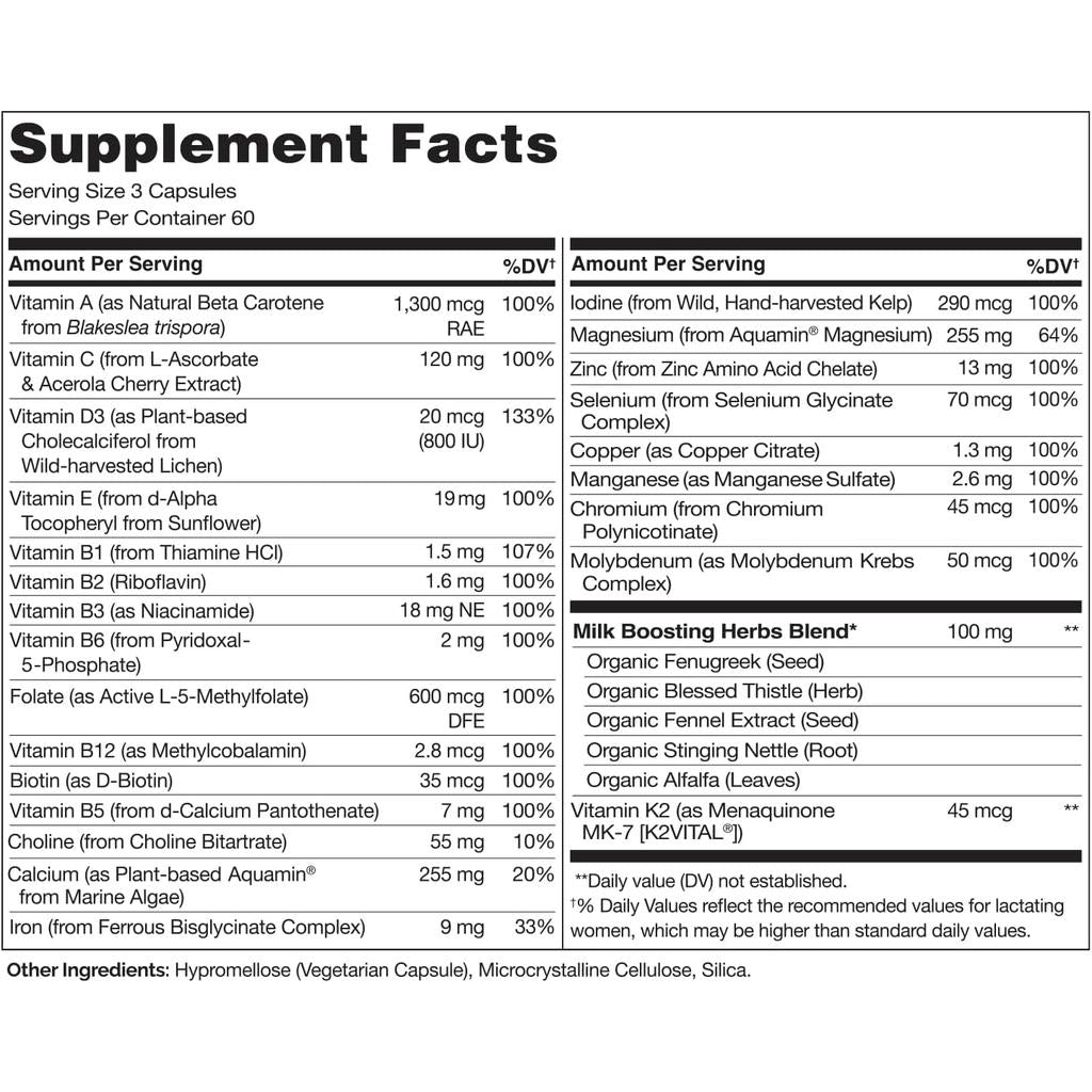 NATURELO Postnatal Multivitamin with Herbs, image 7