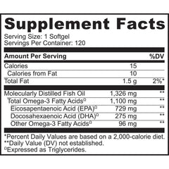 Naturelo Premium Omega-3 Fish Oil 1100mg Triglyceride One a Day - Heart Health, Brain Function, Joint Support - Image 7.