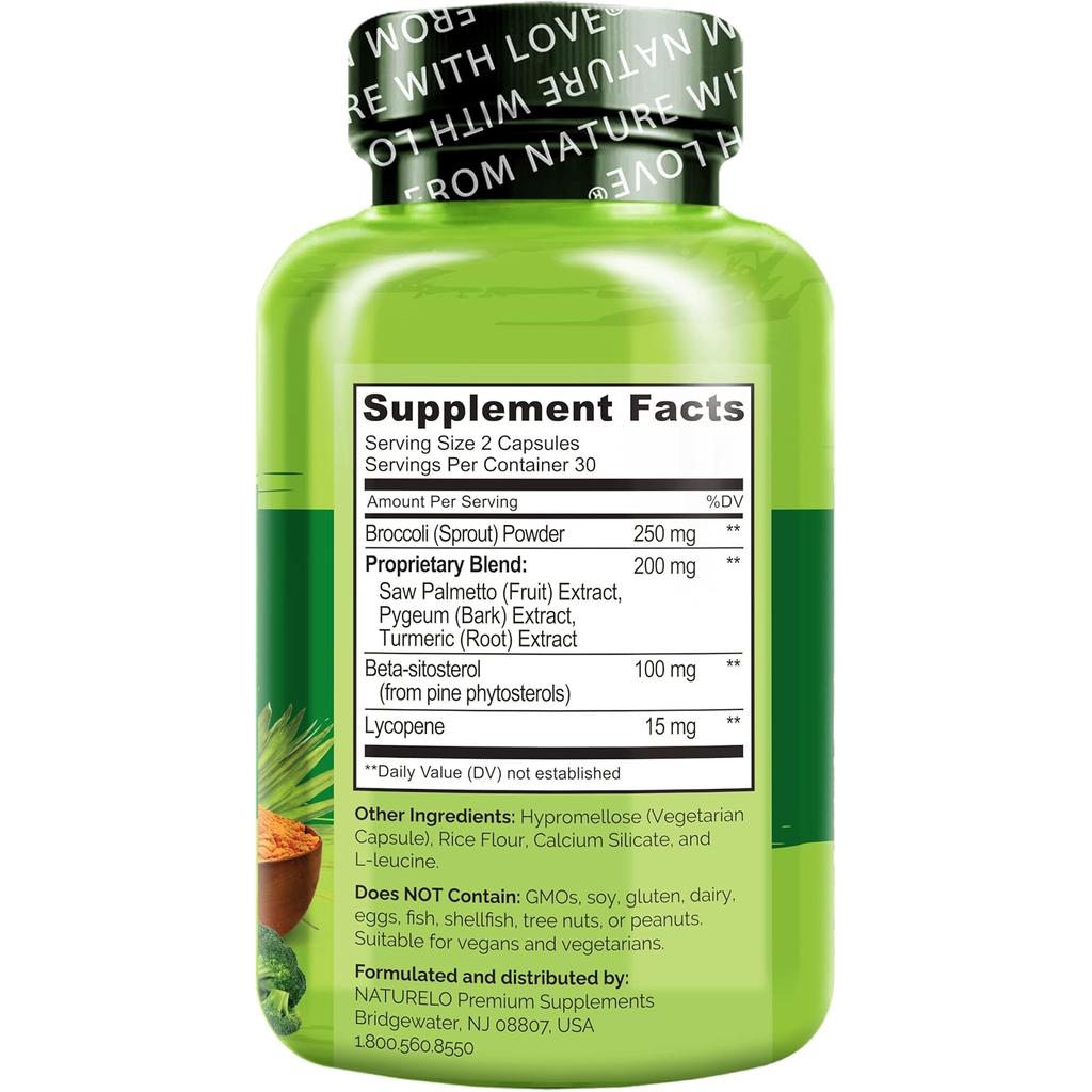 NATURELO Saw Palmetto Complex with Pygeum, image 3