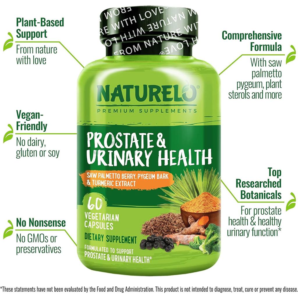 NATURELO Saw Palmetto Complex with Pygeum, image 4