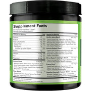 Naturelo Raw Greens Powder with Grasses, Probiotics & Superfoods - Vegan, Unsweetened, 30 Servings - Immune Support & Energy