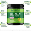 Naturelo unflavored collagen peptides powder - supports skin, hair, and joint health. Pure hydrolyzed protein supplement.